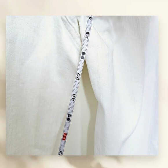 J. Crew White maternity jean signature stretch Slim Fit Full Length Size 31 NWT - Picture 7 of 8